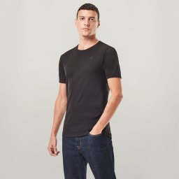 Base T-Shirt Set van 2 - Zwart - Heren