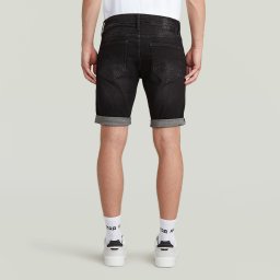 3301 Slim Denim Short - Grijs - Heren