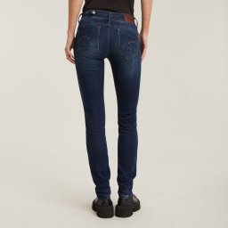Midge Straight Jeans - Donkerblauw - Dames