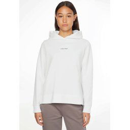 Calvin Klein Hoodie MICRO LOGO ESS HOODIE met contrastkleurig calvin klein logo-opschrift