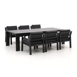 + 15% kassakorting | Bellagio Vinadio 255cm low dining tuinset 7-delig - Laagste prijsgarantie!