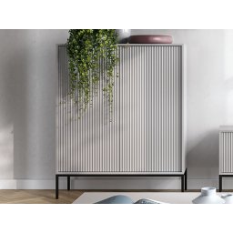 Commode NORYA 2 deuren grijs