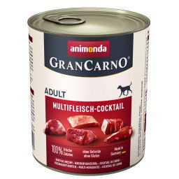 12x800g Original Adult Adult: Multivlees-cocktail animonda GranCarno Hondenvoer