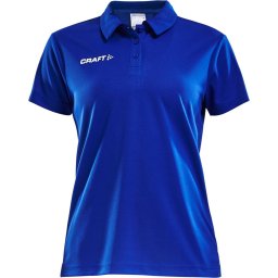 Craft Progress Polo Pique dames Sportpolo - Maat L - Vrouwen - blauw/wit