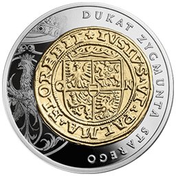20 zł 2016 Historia Monety Polskiej - Dukat Zygmunta Starego