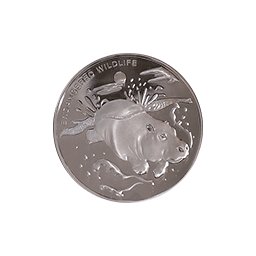 Kongo - 10 franc 2008 - Zagrożone zwierzęta - Hipopotam