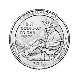 25 Centów 2016 - Cumberland Gap - Kentucky (P)