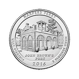25 Centów 2016 - Harpers Ferry - West Virginia (D)