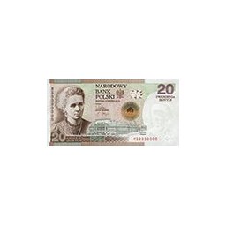 20 zł 2011 - Maria Skłodowskia-Curie - 100. rocznica przyznania Nagrody Nobla - banknot