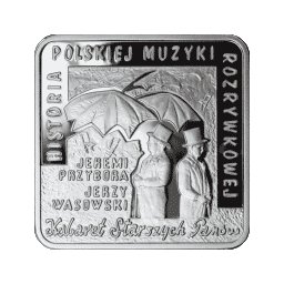 10 zł 2011 Jeremi Przybora, Jerzy Wasowski - kwadrat