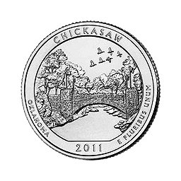 25 Centów 2011 - Chickasaw National Recreation Area - Oklahoma (D)