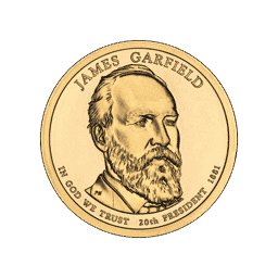 1 dolar 2011 - James A. Garfield (D)