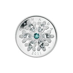 Kanada - 2011, 20 dolarów - Snowflake, Śnieżynka - Szmaragd/Emerald