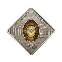 Palau - 2011, 10 dolarów - Święte okna - Bazylika Św. Piotra