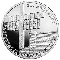 10 zł 2016 35. rocznica pacyfikacji kopalni „Wujek”