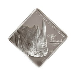 Kamerum - 2010, 1500 Francs - Nosorożec Czarny - Wyjątkowa Natura