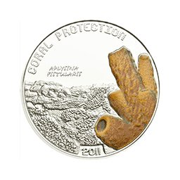 Tuvalu - 2011, 1 dolar - Chronione koralowce - Aplysina Fistularis