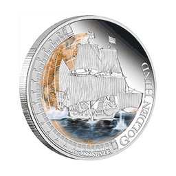Tuvalu - 2011, 1 dolar - Statki, które zmieniły świat - Golden Hind