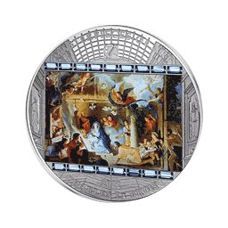 Cook Islands - 2011, 20 dolarów - Charles le Brun - Adoracja Pasterzy - Ars Vaticana