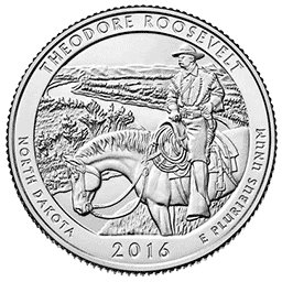25 Centów 2016 - Theodore Roosevelt - North Dakota (P)