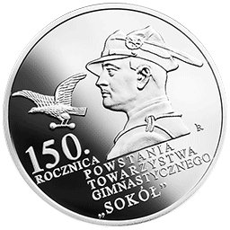 10 zł 2017 150. rocznica powstania Towarzystwa Gimnastycznego "Sokół