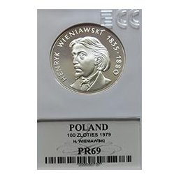 100 zł Henryk Wieniawski 1979 - Grading PR69