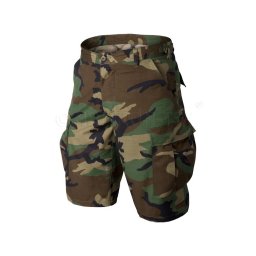Krótkie Spodenki bojówki BDU woodland Helikon, końcówka serii