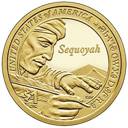 1 dolar 2017 - Native American - Sequoyah (D)