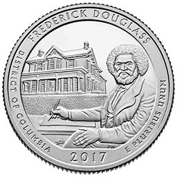 25 Centów 2017 - Frederick Douglass National Historic Site - District of Columbia (D)