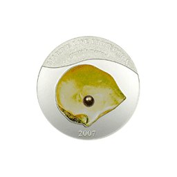 Palau - 2007, 5 dolarów - żółta perła