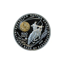 Kazachstan - 100 Tenge 2008 - Czyngis Chan - Wielcy Wodzowie