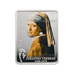 Cook Islands - 2009, 5 Dollars - Malarze świata - Jan Vermeer - Dziewczyna z Perłą