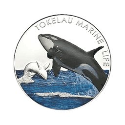 Tokelau - 2012, 5 dolarów - Orka - Marine Life