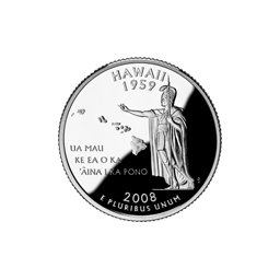 25 Centów 2008 - Hawaii (P)