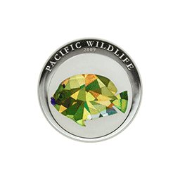 Palau - 2009, 5 dolarów - Prism - Ryba - Nefrytek trójplamy - Ag