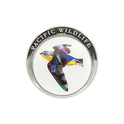 Palau - 2009, 5 dolarów - Prism - Ptak - Jaskółka dymówka - Ag