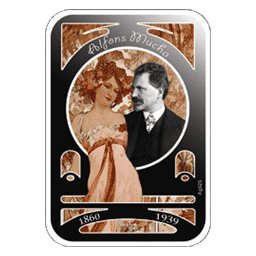 Niue - 2010, 1 Dolar - Malarze świata - Alfons Mucha