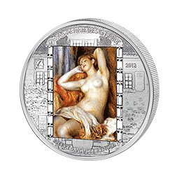 Cook Islands - 2012, 20 dolarów - Pierre-Auguste Renoir - Śpiąca kobieta - Sen - Ars Vaticana