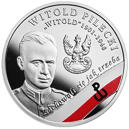 10 zł 2017 Wyklęci przez komunistów żołnierze niezłomni - Witold Pilecki ps. "Witold