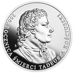 10 zł 2017 200. rocznica śmierci Tadeusza Kościuszki
