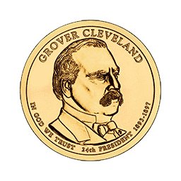 1 dolar 2012 - Grover Cleveland 2 (P)