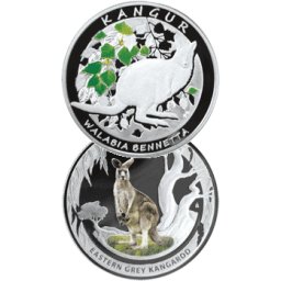 20 zł 2013 / $1 2013 Kangur - Walabia Bennetta/Kangur olbrzymi