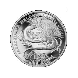 20 zł 2009 Jaszczurka zielona - Zwierzęta świata