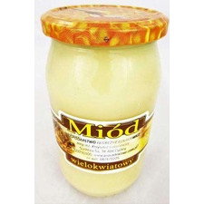 Miód wielokwiatowy - duży słoik