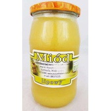 Miód lipowy -duży słoik