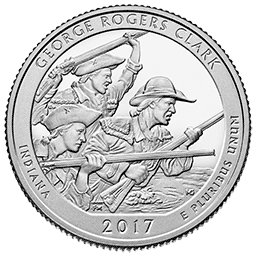 25 Centów 2017 - George Rogers Clark - Indiana (D)