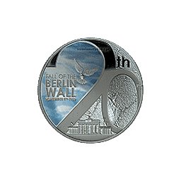 Tuvalu - 2009, 1 dolar - 20 rocznica upadku Muru Berlińskiego