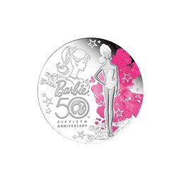 Tuvalu - 2009, 1 dolar - 50 rocznica Barbie