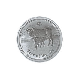 Australia - 2009, 1 dolar - Rok wołu - uncja srebra