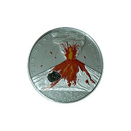 Palau - 2009, 5 dolarów - Wulkan - Lawa z wulkanu